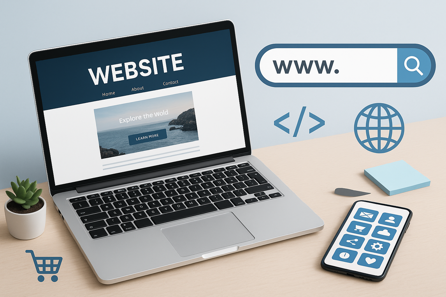 🌐 Diseño de Páginas Web: Tu negocio online desde el primer día